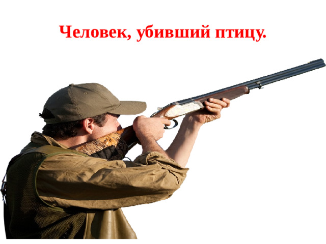 Человек, убивший птицу.