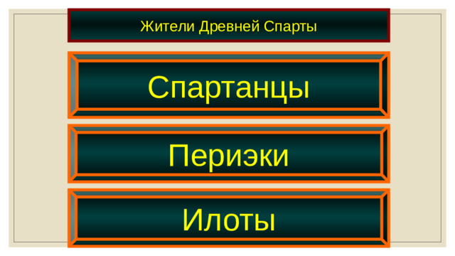 Жители Древней Спарты Спартанцы Периэки Илоты