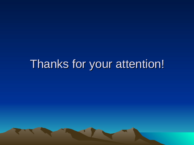 Thanks for your attention!