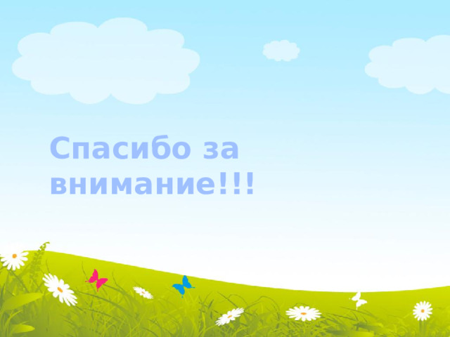 Спасибо за внимание!!!