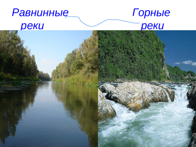 Равнинные Горные  реки реки