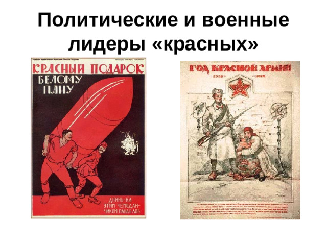 Политические и военные лидеры «красных»