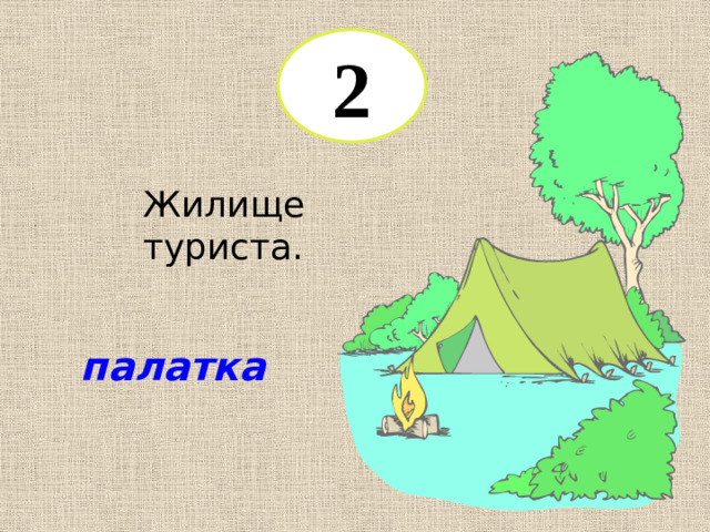2 Жилище туриста. палатка