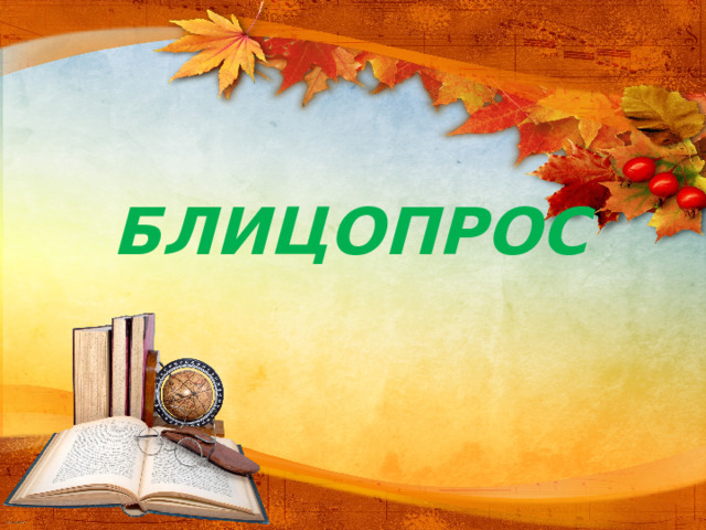 БЛИЦОПРОС