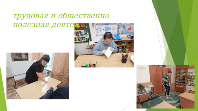 трудовая и общественно – полезная деятельность
