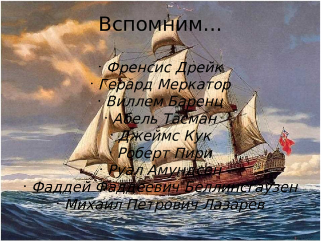 Вспомним…