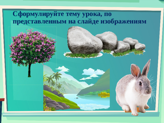 Сформулируйте тему урока, по представленным на слайде изображениям