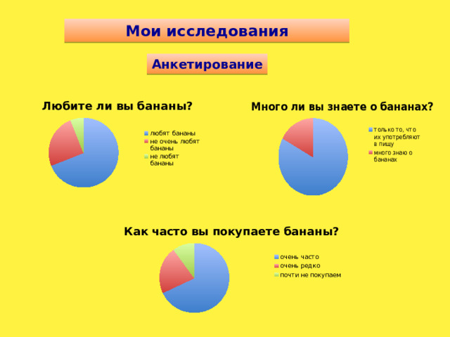 Мои исследования Анкетирование