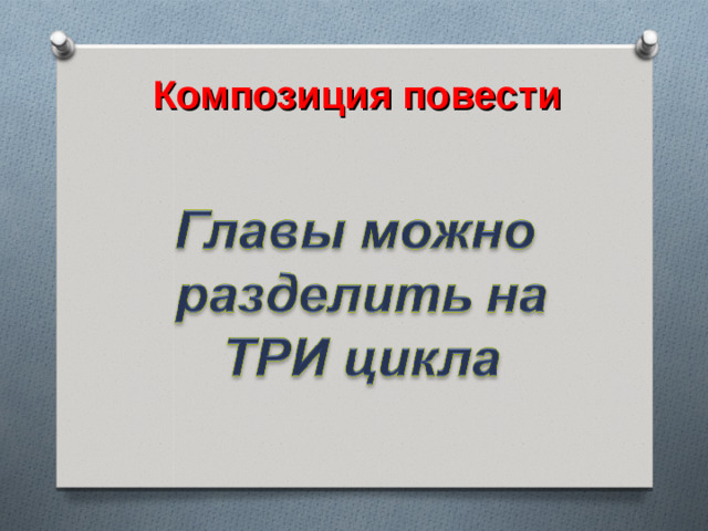 Композиция повести