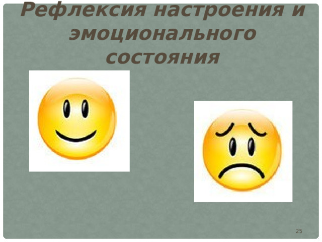 Рефлексия настроения и эмоционального состояния