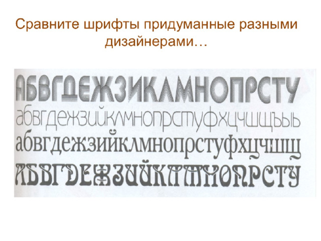 Придумать свой стиль алфавита