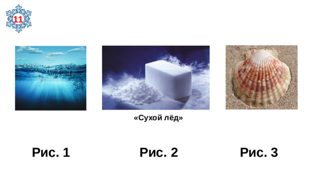 11 «Сухой лёд»  Рис. 1 Рис. 2 Рис. 3