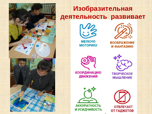 Изобразительная деятельность развивает