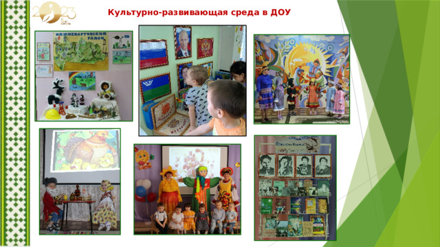 Культурно-развивающая среда в ДОУ