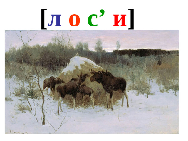 [ л  о  с’ и ]