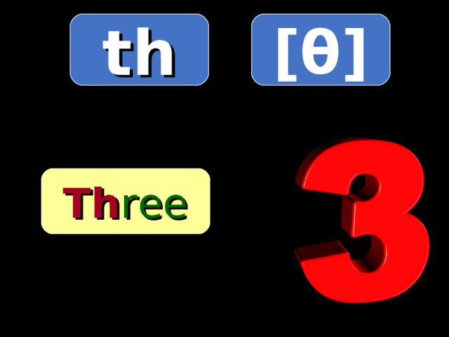 th [θ] Th ree