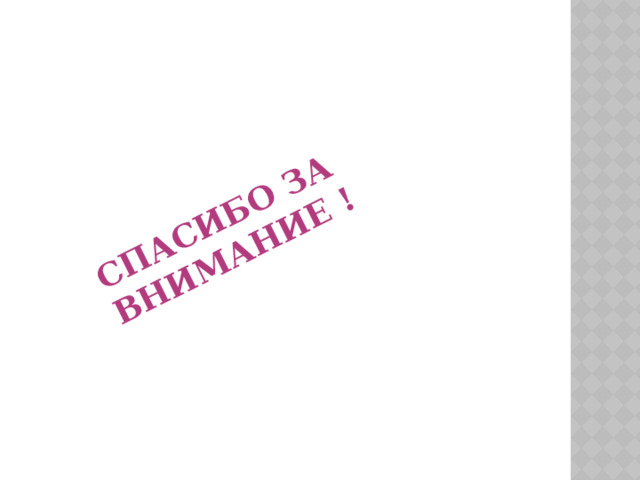 СПАСИБО ЗА ВНИМАНИЕ !