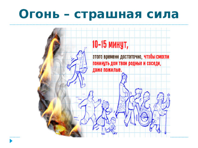 Огонь – страшная сила