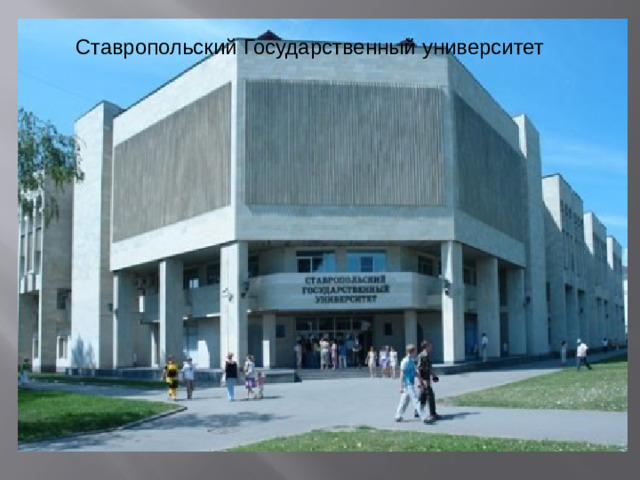 Ставропольский Государственный университет