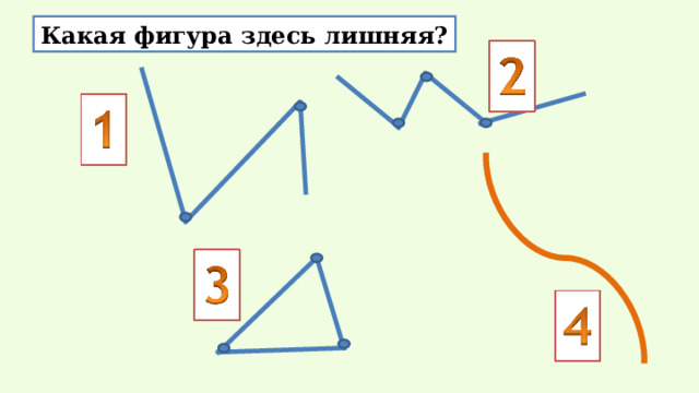 Какая фигура здесь лишняя?
