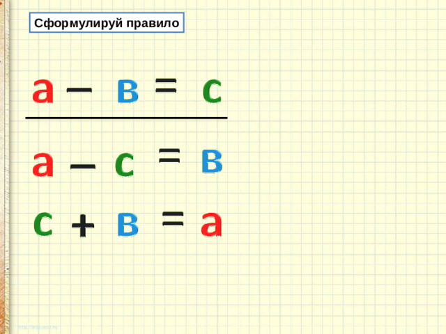 Сформулируй правило