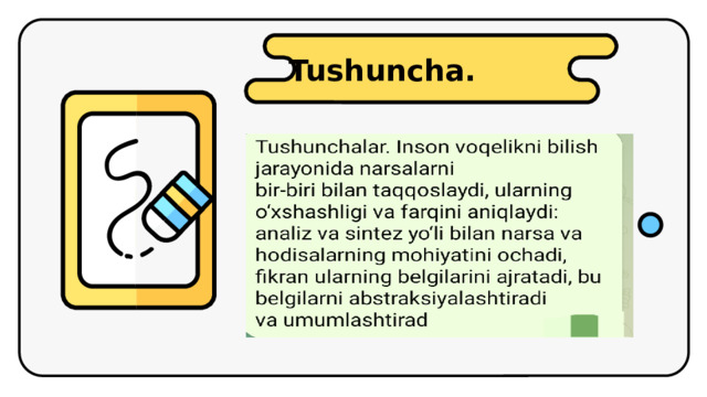 Tushuncha.