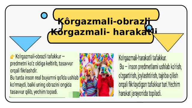 Kôrgazmali-obrazli Kõrgazmali- harakatli