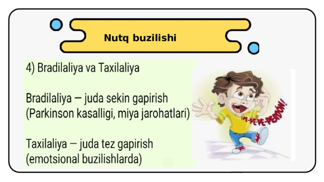 Nutq buzilishi