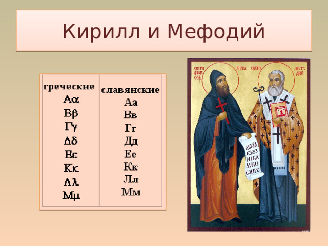 Кирилл и Мефодий