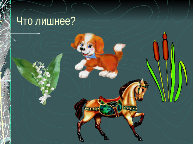 Что лишнее? Назвать лишнюю картинку по звучанию.
