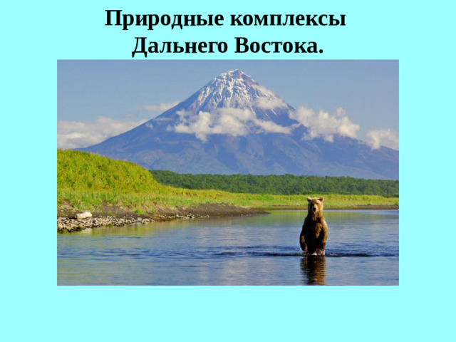 Природные комплексы  Дальнего Востока.
