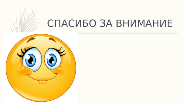 СПАСИБО ЗА ВНИМАНИЕ