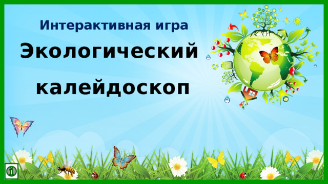 Интерактивная игра Экологический калейдоскоп