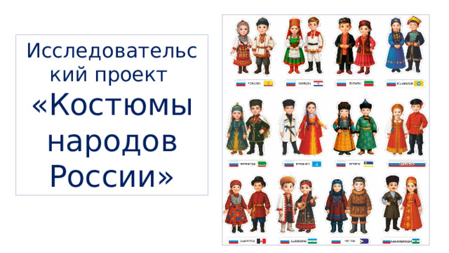 Исследовательский проект «Костюмы народов России»