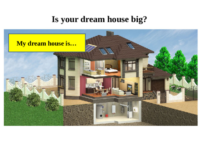 Is your dream house big? My dream house is…