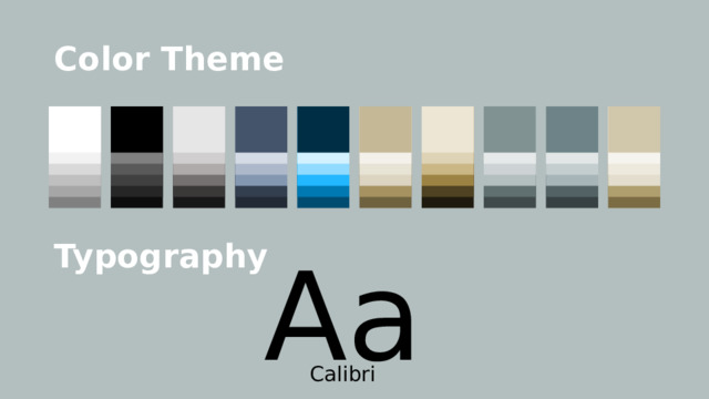 Color Theme Typography © Copyright PresentationGO.com – Free Templates & Infographics for PowerPoint and Google Slides Calibri