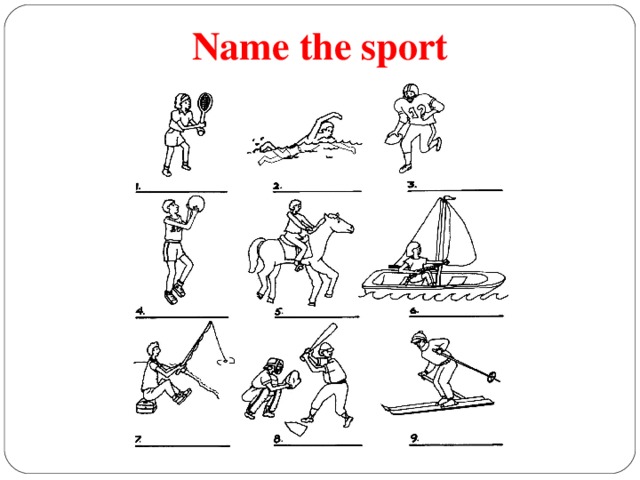 Name the sport
