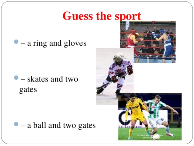 Guess the sport