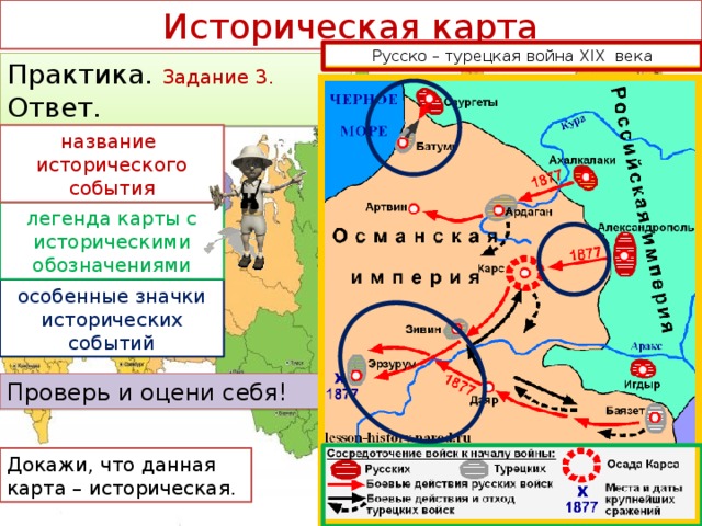 Чем историческая карта отличается от других