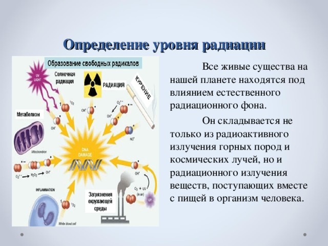 В чем причина негативного воздействия радиации