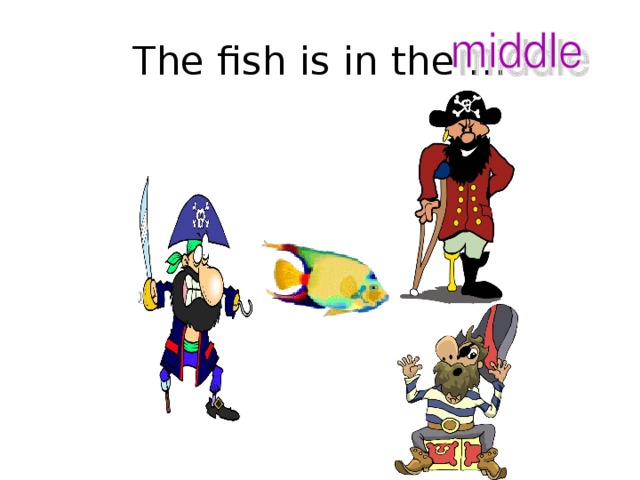 The fish is in the …