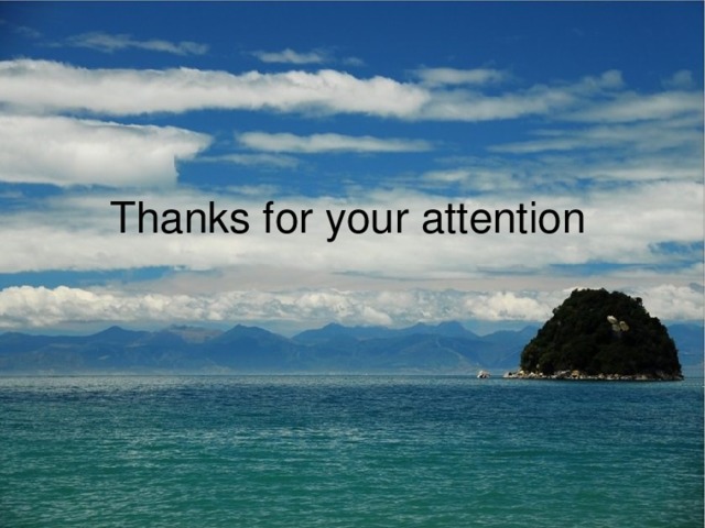 Thanks for your attention