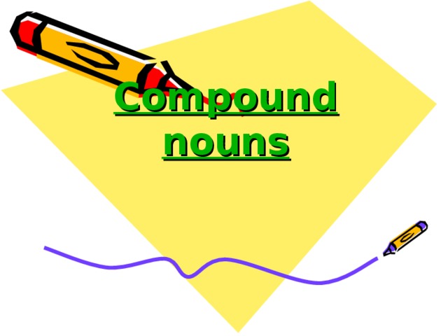 Compound nouns презентация