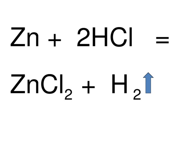 8 zn hcl