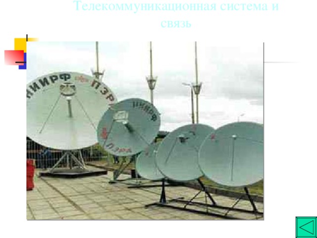 Телекоммуникационная система и связь