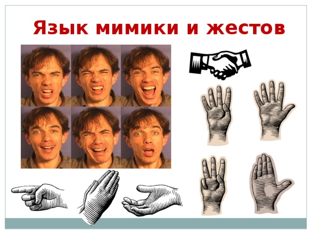 Язык мимики и жестов