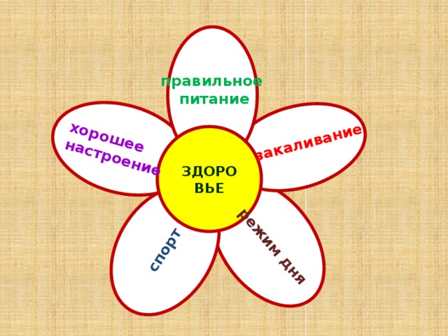 закаливание режим дня спорт хорошее настроение правильное питание ЗДОРОВЬЕ