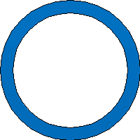 Синее олимпийское кольцо