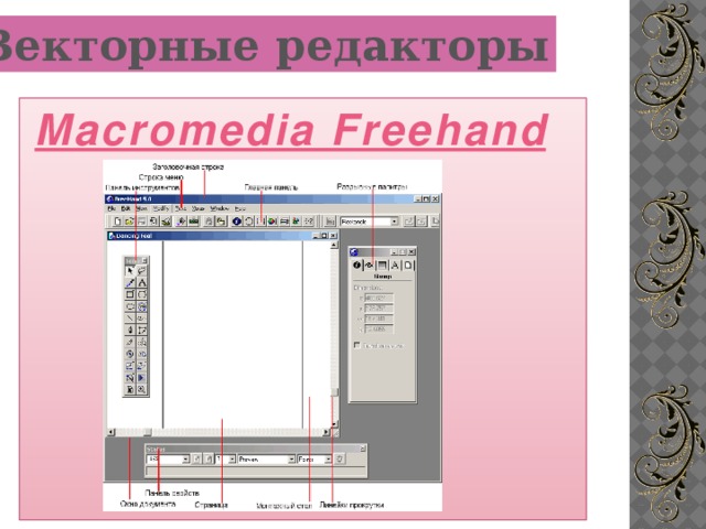 Векторные редакторы Macromedia Freehand