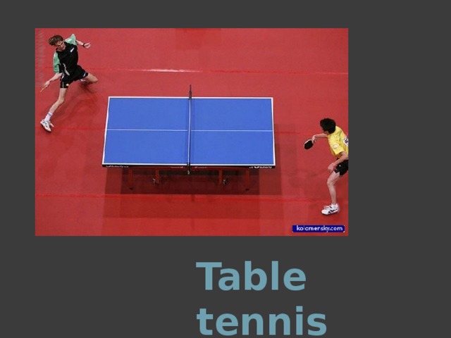 Table tennis